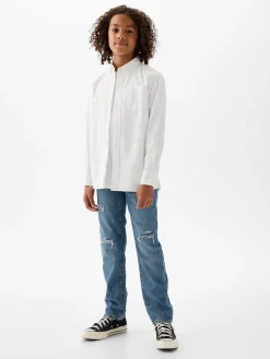 Kids Organic Cotton Poplin Shirt