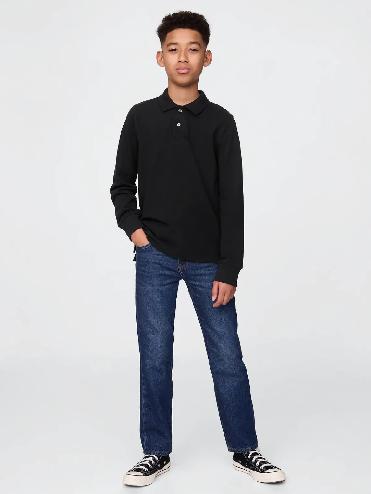 Kids Organic Cotton Uniform Polo Shirt