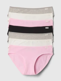 Kids Organic Stretch Cotton Bikini Briefs (7-Pack)