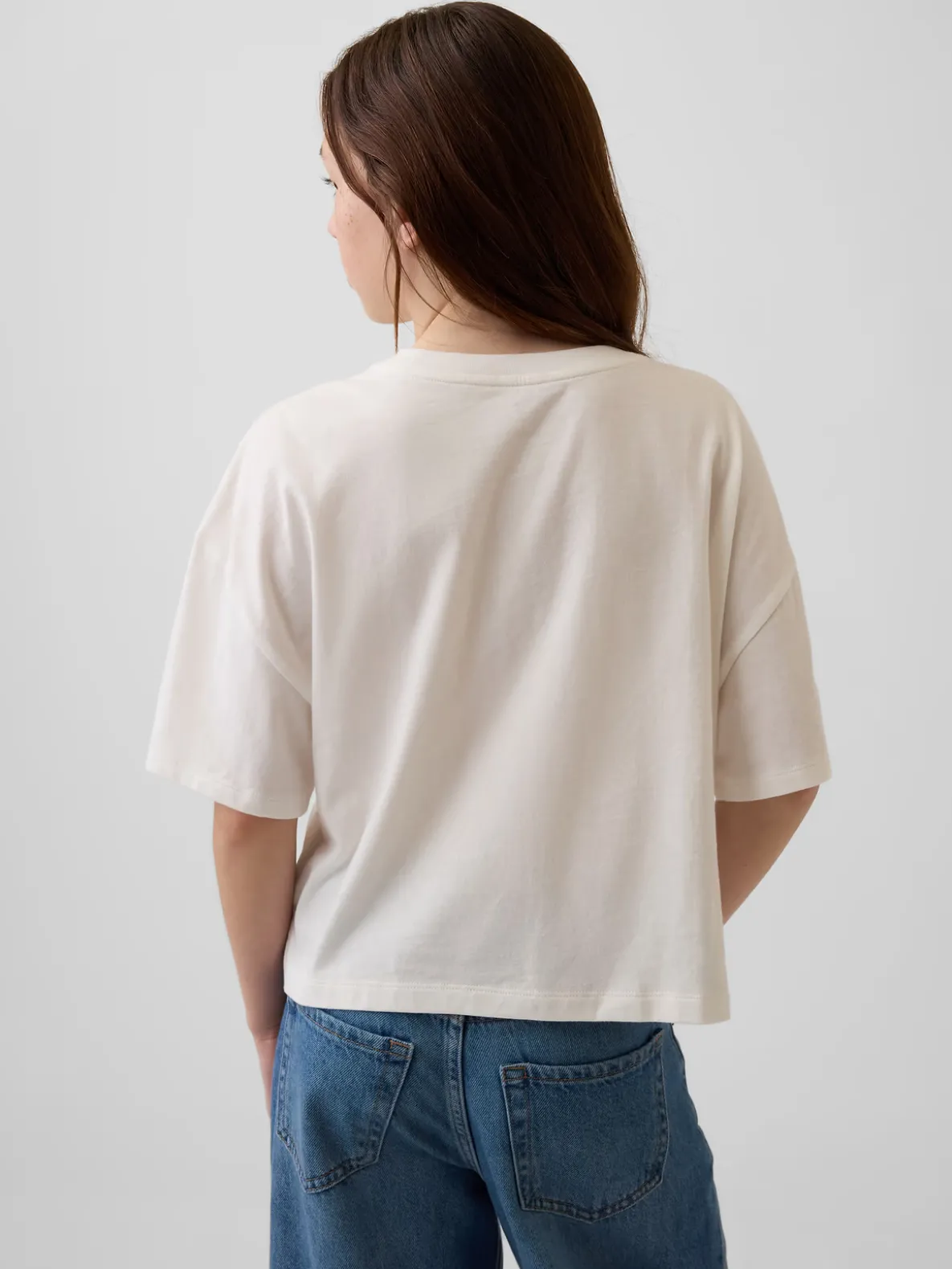 Kids Oversized Graphic Logo T-Shirt