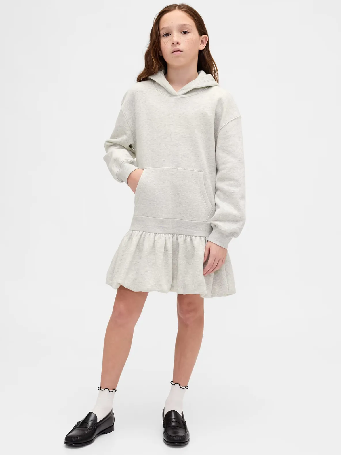 Kids Oversized Hoodie Sweatshirt Dress