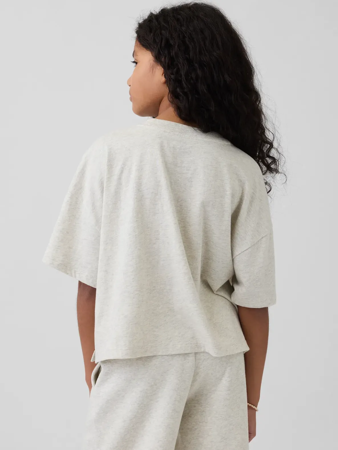 Kids Oversized State Graphic T-Shirt