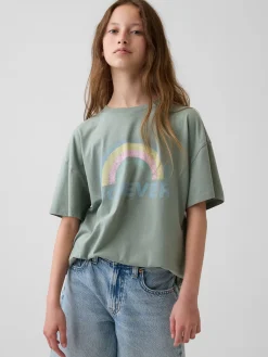 Kids Oversized Tunic Graphic T-Shirt