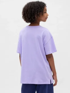 Kids Oversized Tunic Graphic T-Shirt