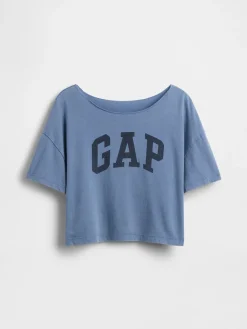 Kids Oversized Wide-Neck T-Shirt