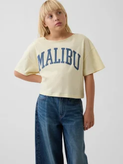 Kids Oversized Wide-Neck T-Shirt