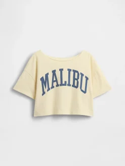 Kids Oversized Wide-Neck T-Shirt