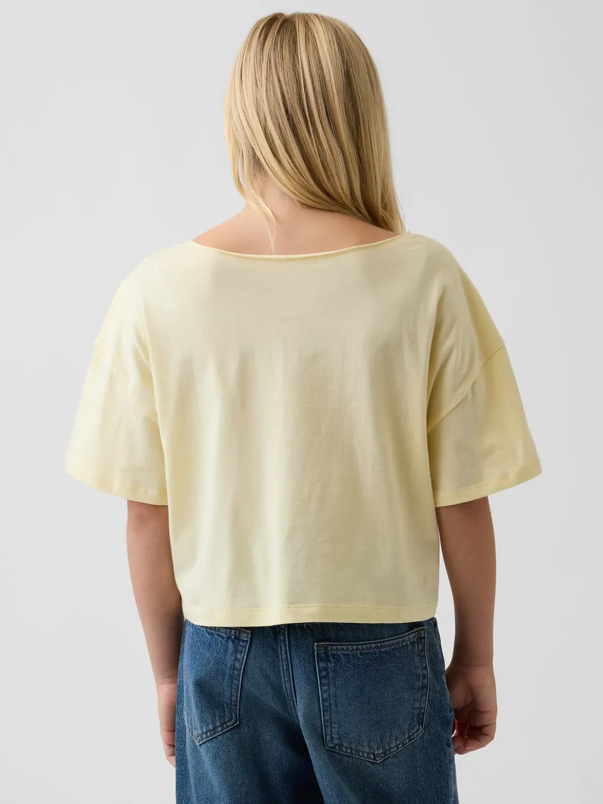 Kids Oversized Wide-Neck T-Shirt