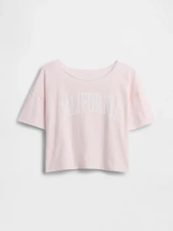 Kids Oversized Wide-Neck T-Shirt