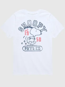 Kids Peanuts Snoopy Phys Ed Short Sleeve T-Shirt