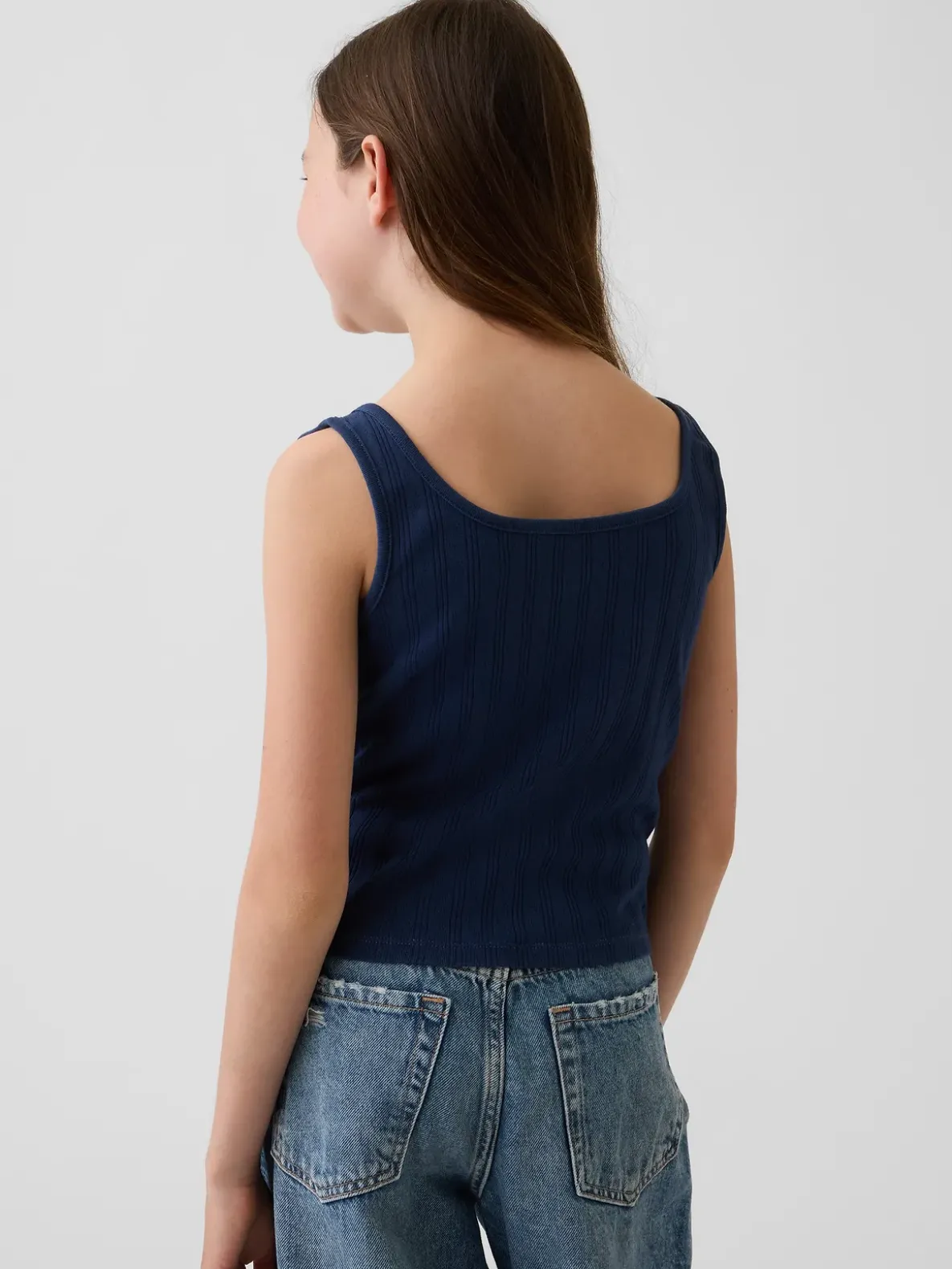 Kids Pointelle Tank Top