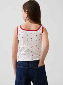 Kids Pointelle Tank Top