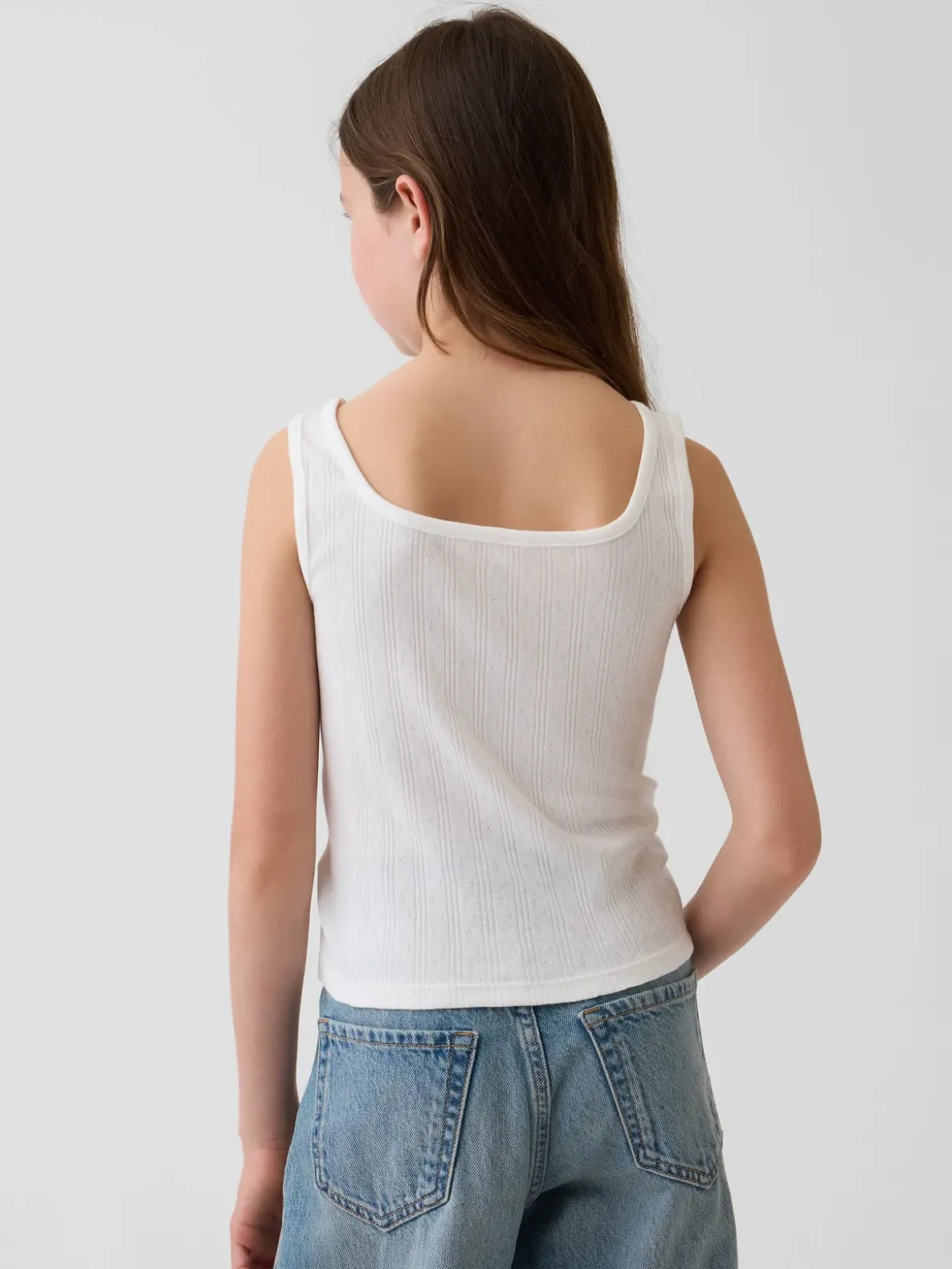 Kids Pointelle Tank Top