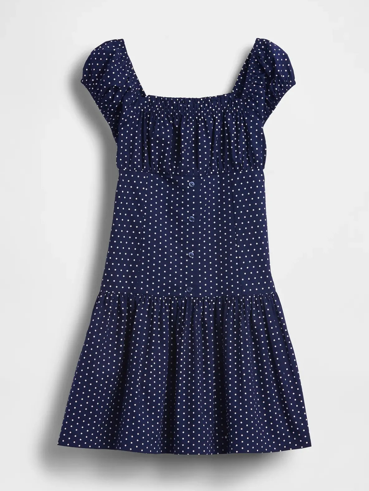 Kids Polka Dot Drop-Waist Dress