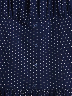 Kids Polka Dot Drop-Waist Dress