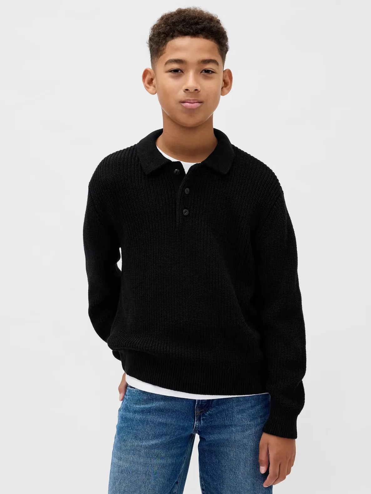 Kids Polo Sweater