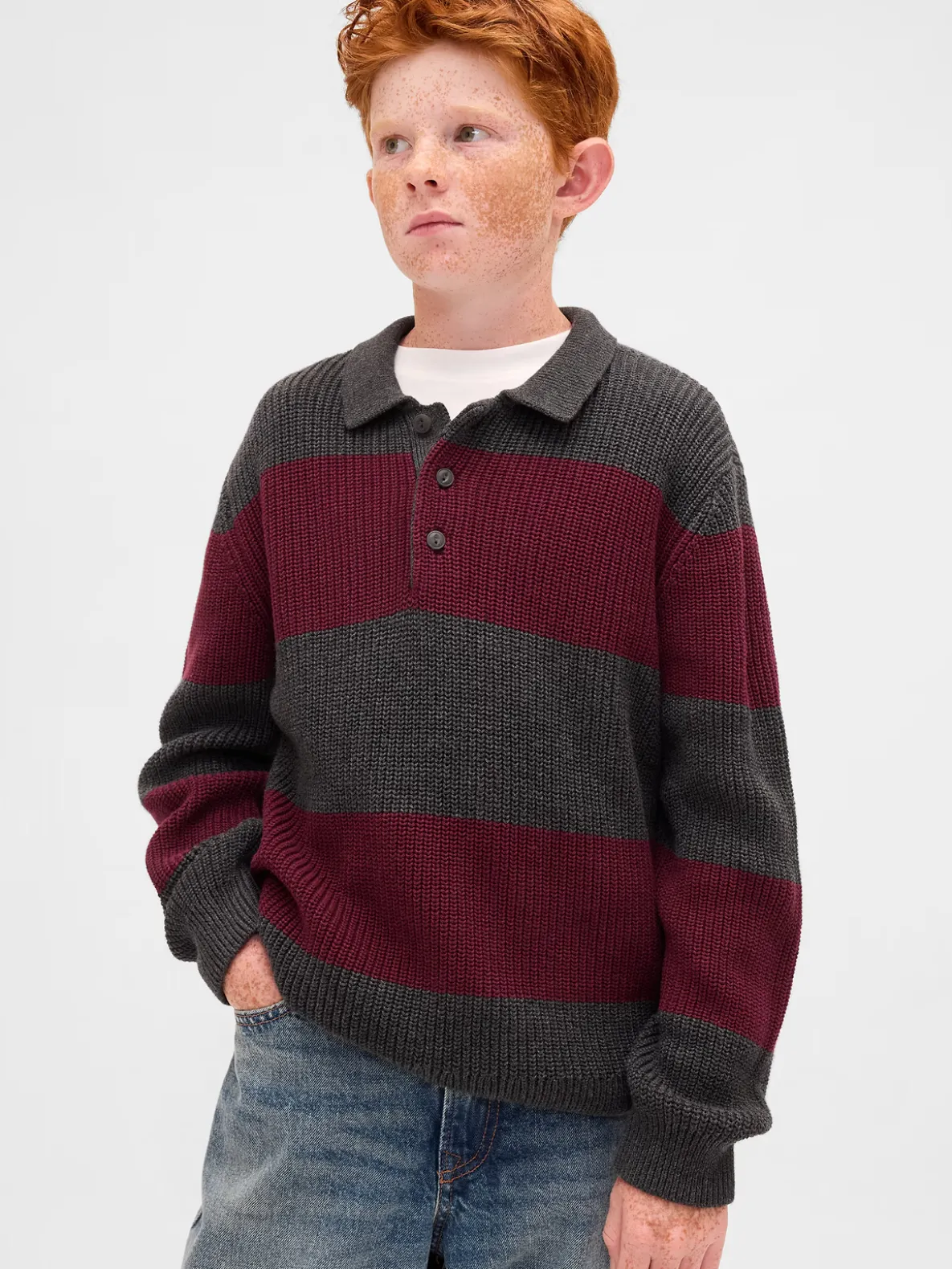 Kids Polo Sweater