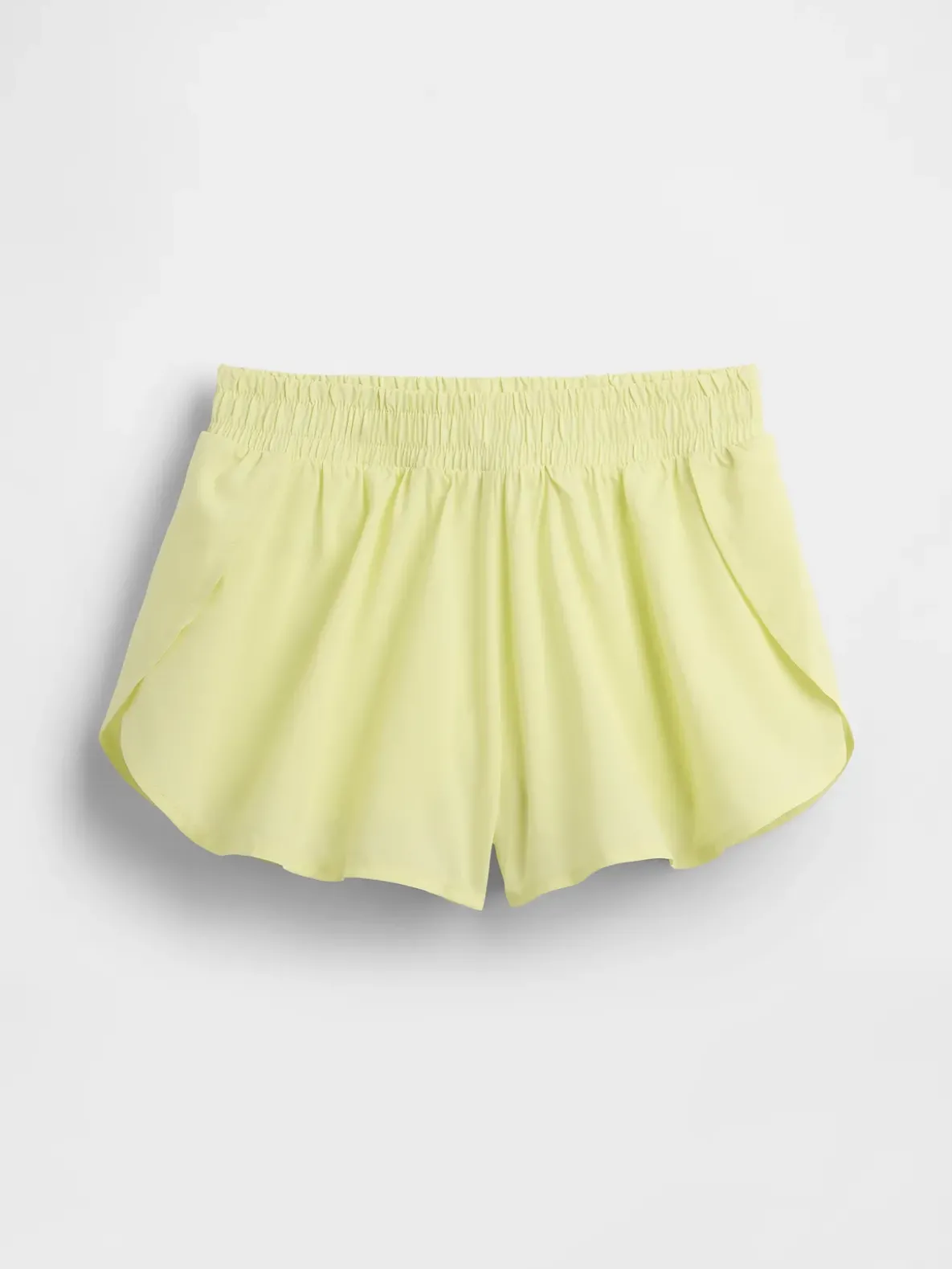 Kids Quick-Dry Butterfly-Hem Run Shorts