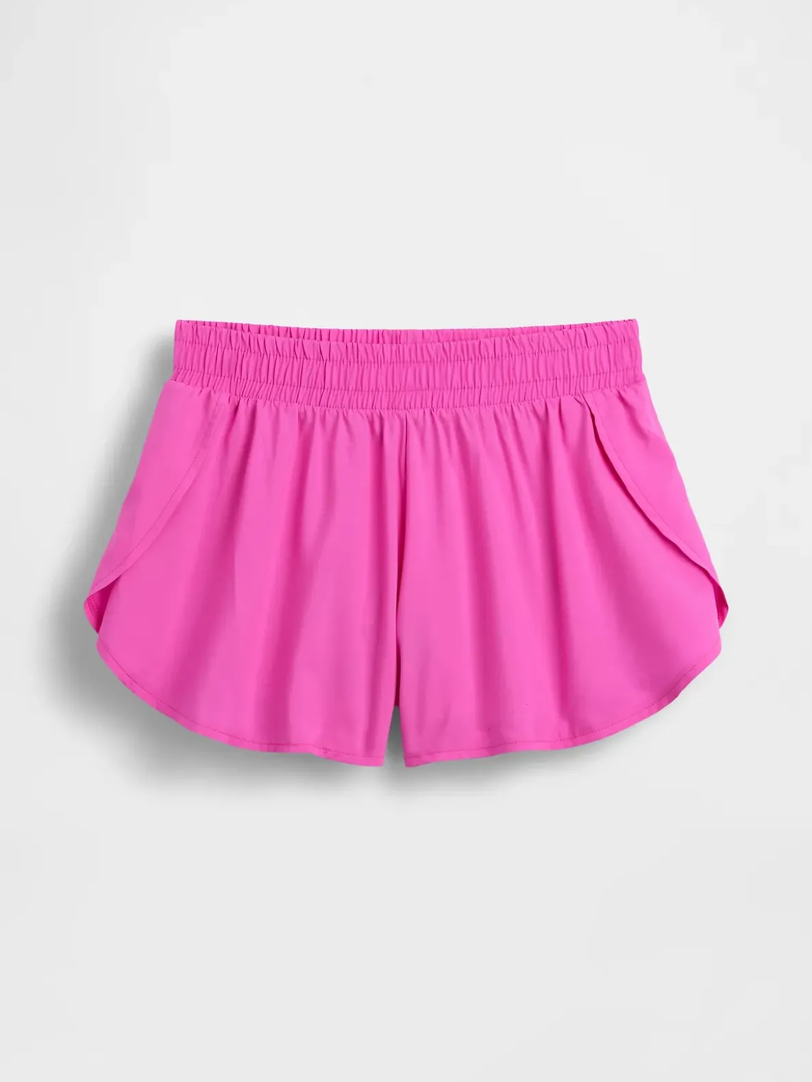 Kids Quick-Dry Butterfly-Hem Run Shorts