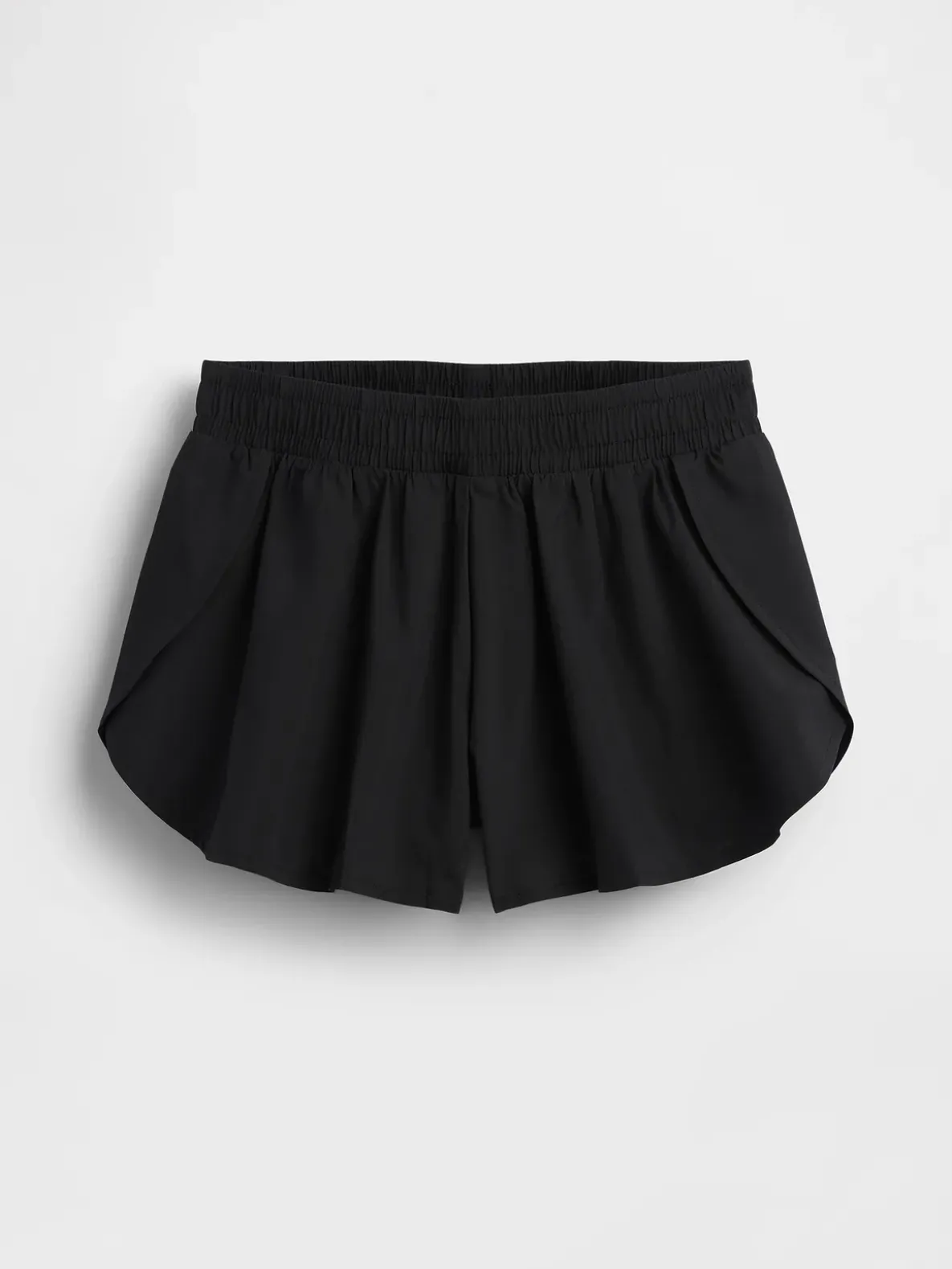 Kids Quick-Dry Butterfly-Hem Run Shorts