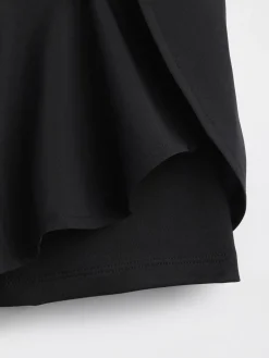 Kids Quick-Dry Butterfly-Hem Run Shorts