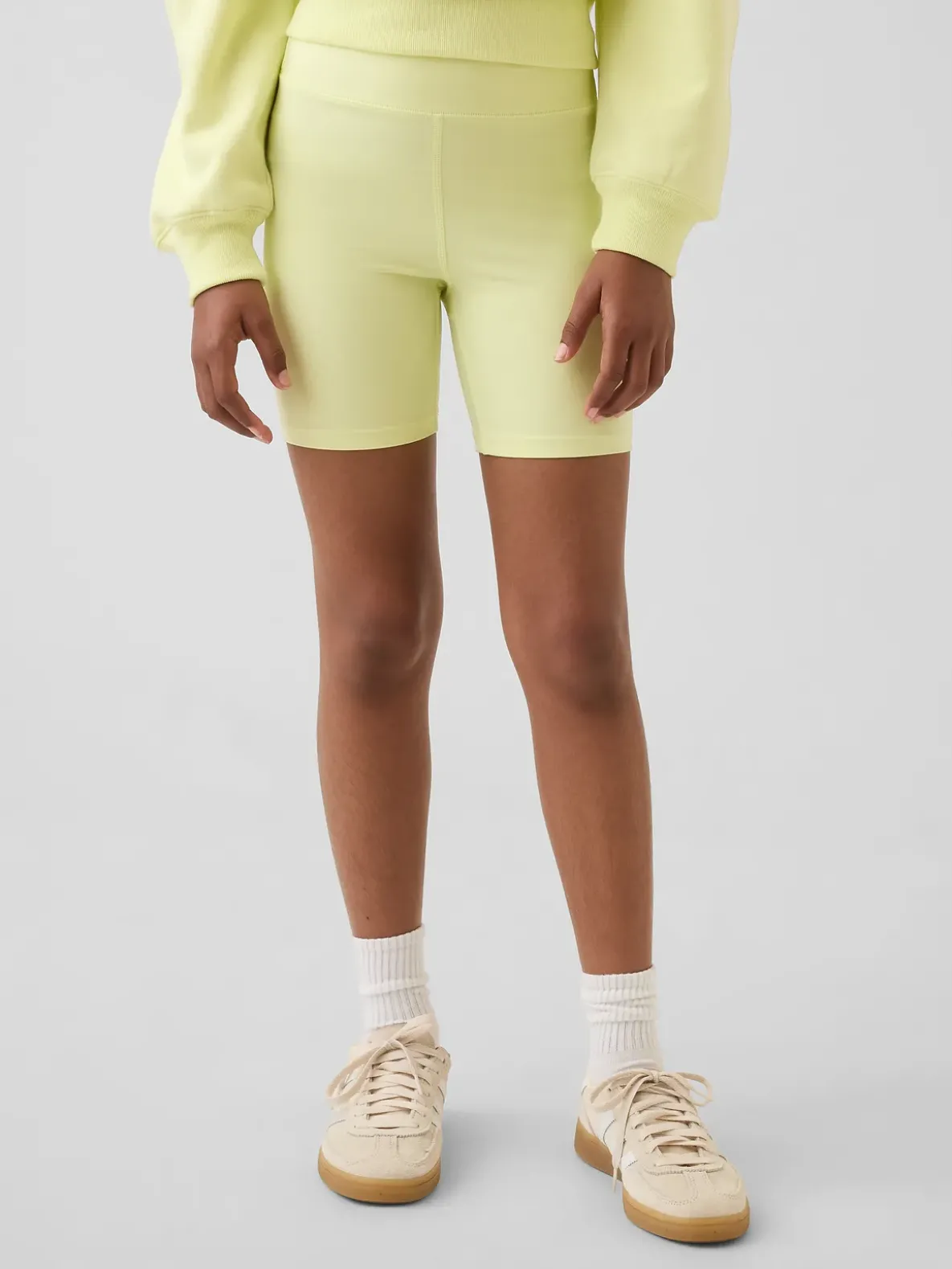 Kids Quick-Dry Rib Bike Shorts