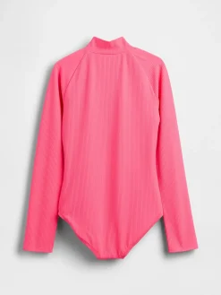 Kids Rash Guard One-Piece Swimsuit