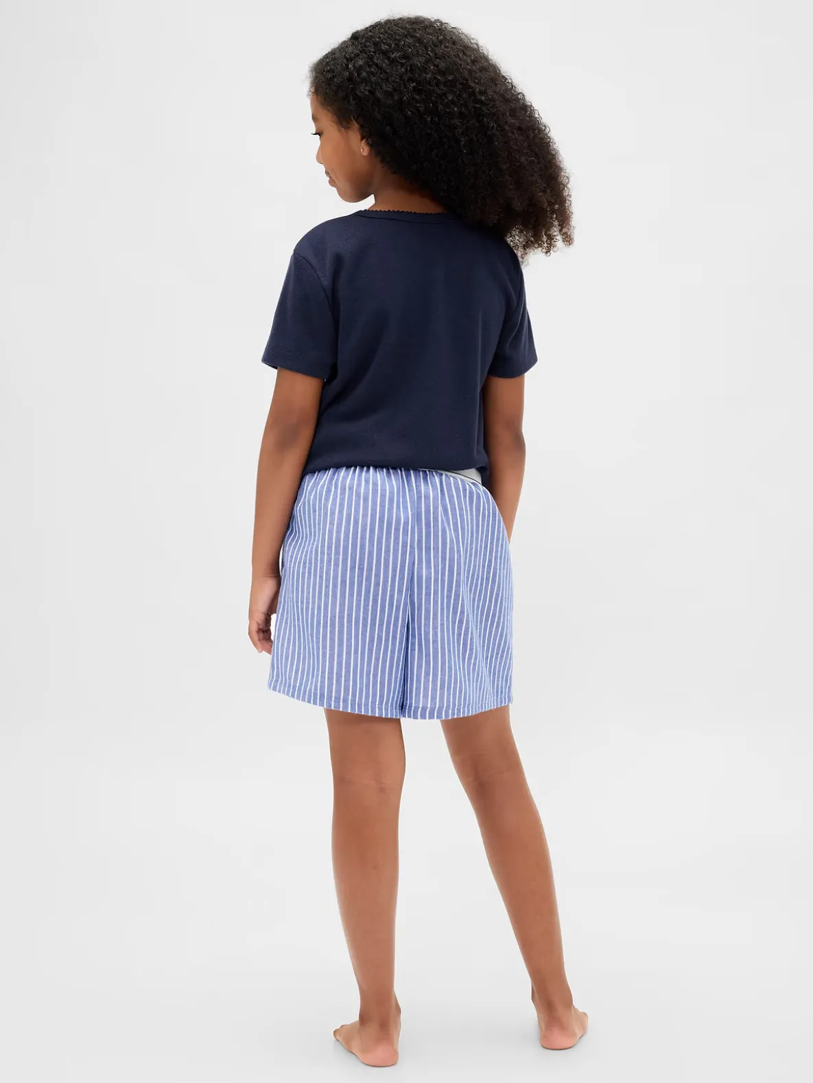Kids Recycled Flannel PJ Boxer Shorts