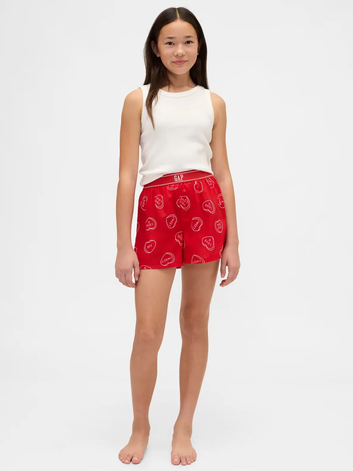 Kids Recycled Flannel PJ Boxer Shorts