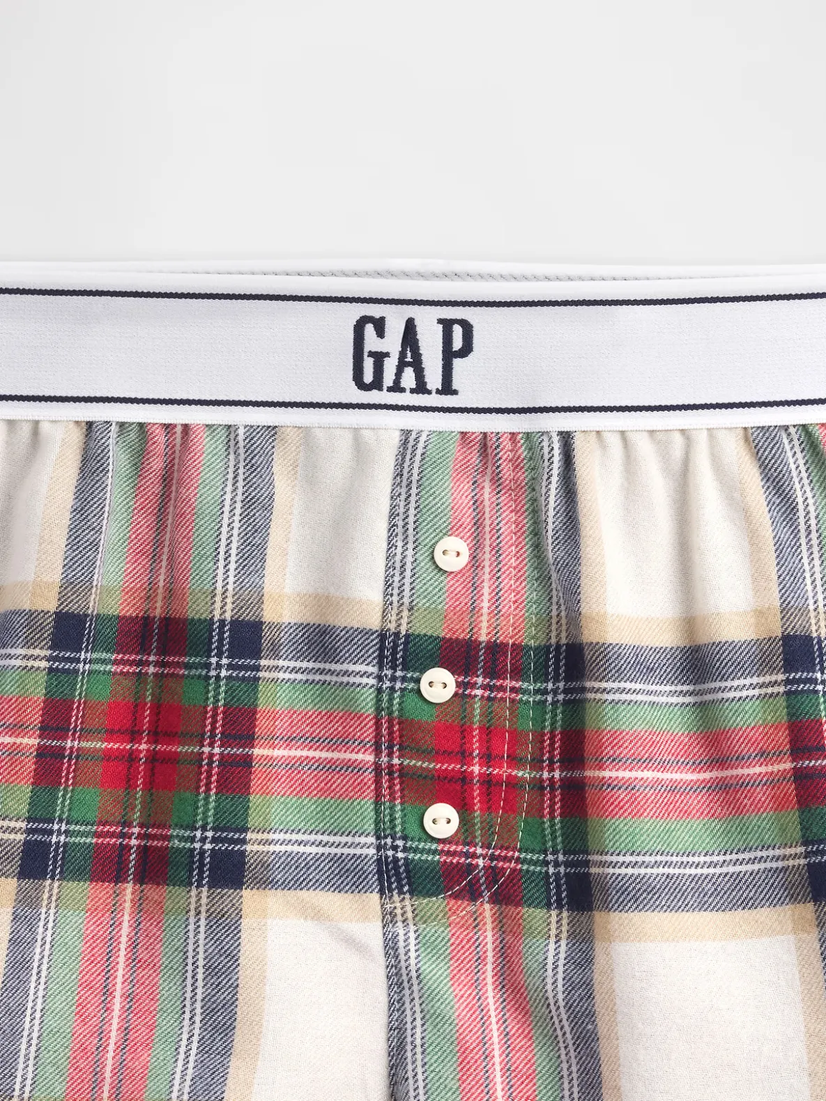 Kids Recycled Flannel PJ Boxer Shorts