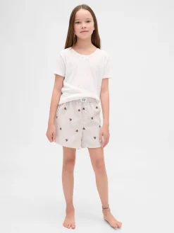 Kids Recycled Flannel PJ Boxer Shorts