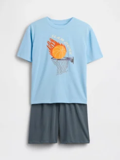 Kids Recycled PJ Short Set