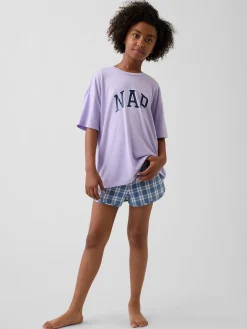 Kids Recycled PJ Short Set