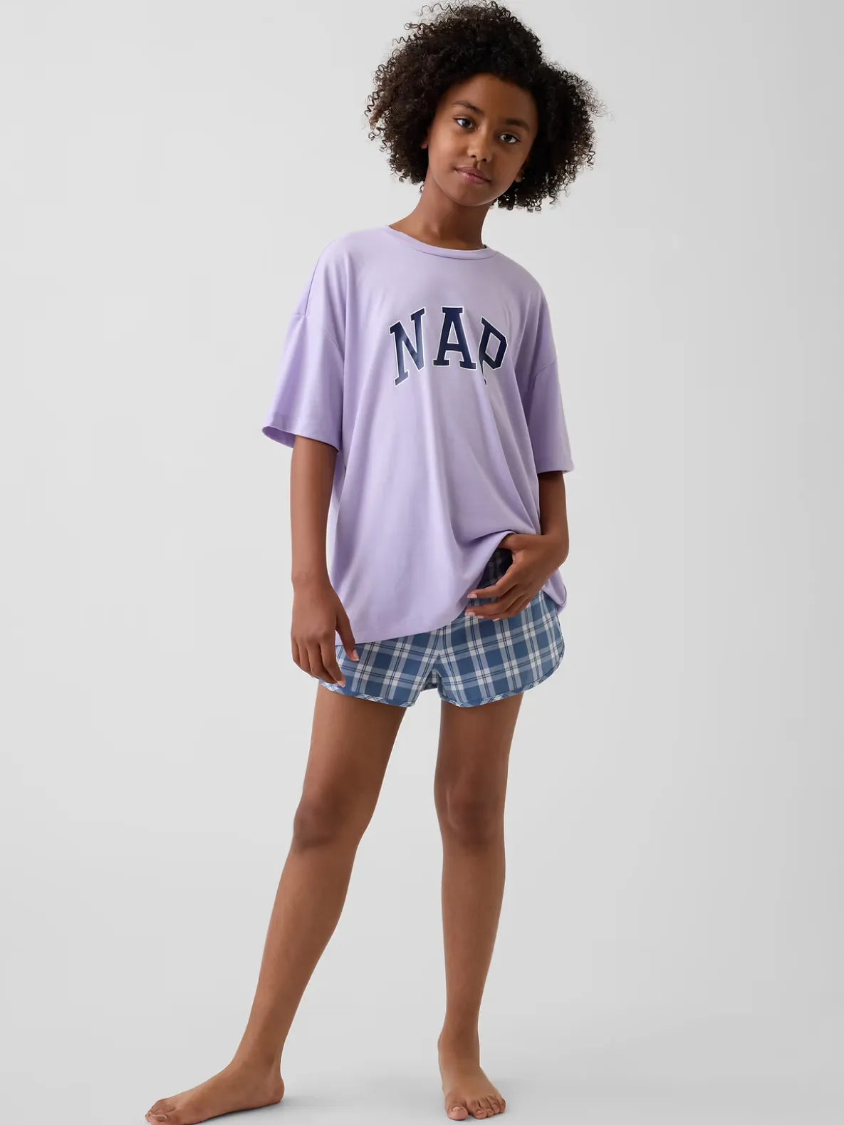 Kids Recycled PJ Short Set