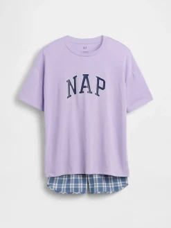 Kids Recycled PJ Short Set