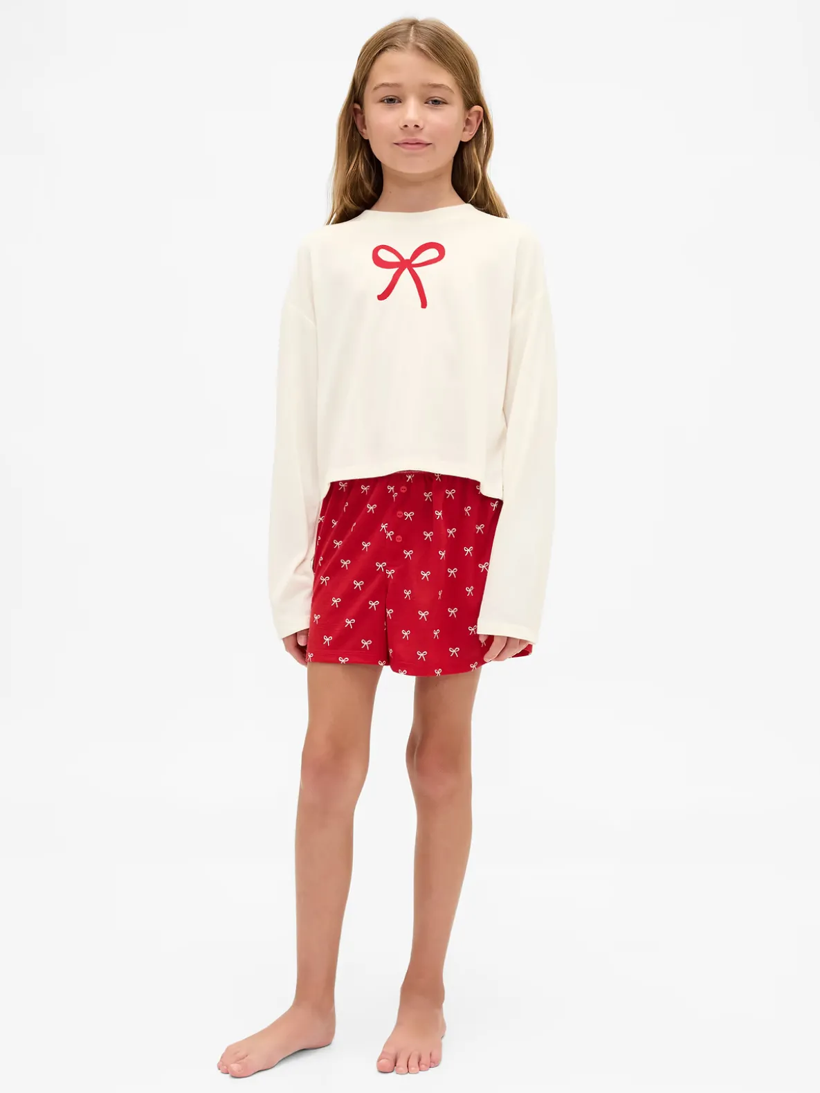 Kids Recycled PJ Short Set