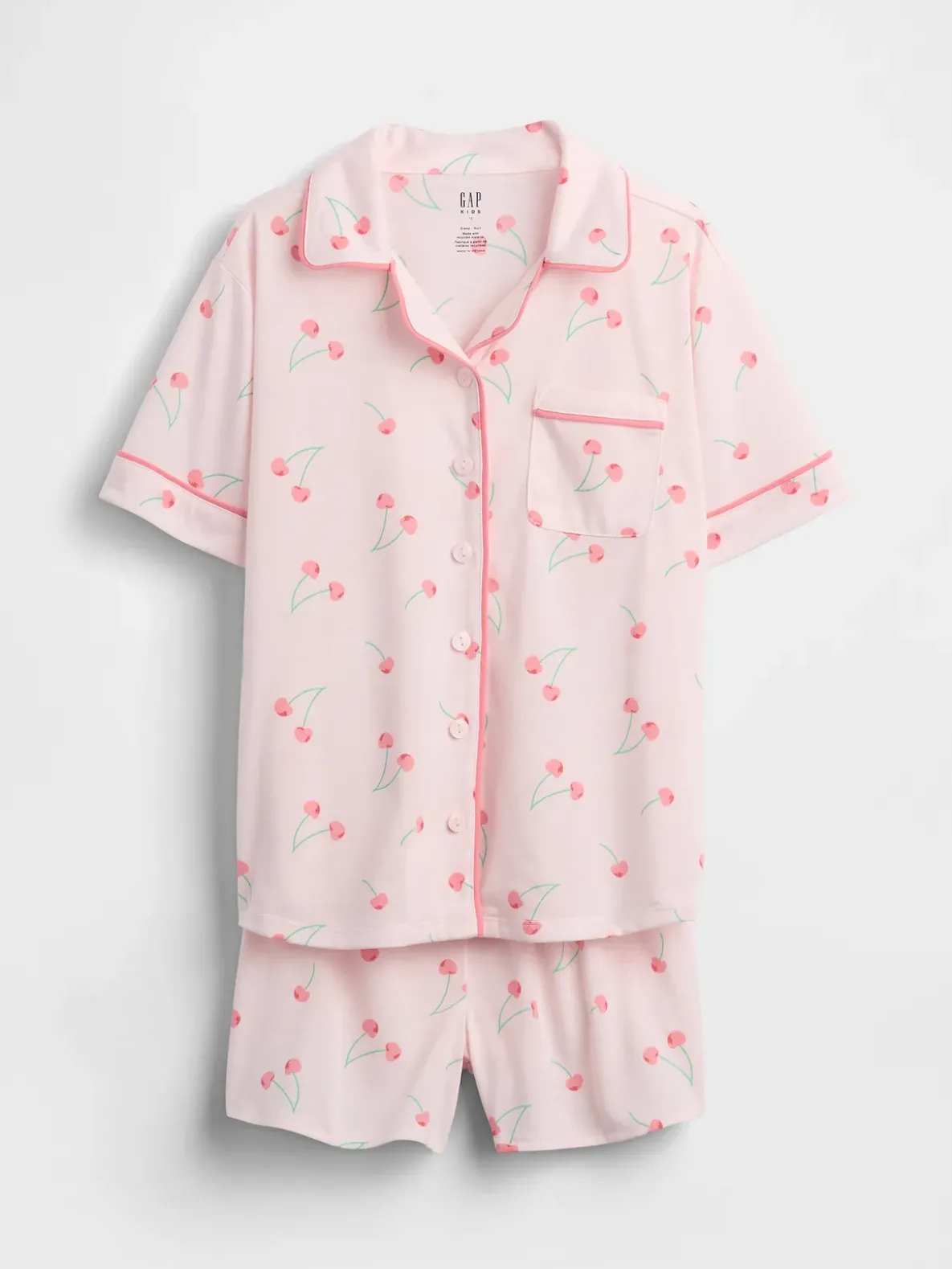 Kids Recycled PJ Short Set