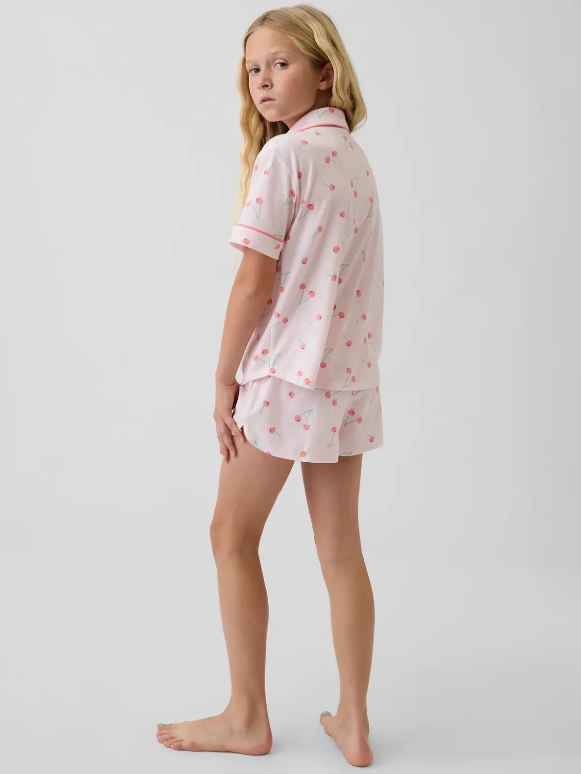 Kids Recycled PJ Short Set