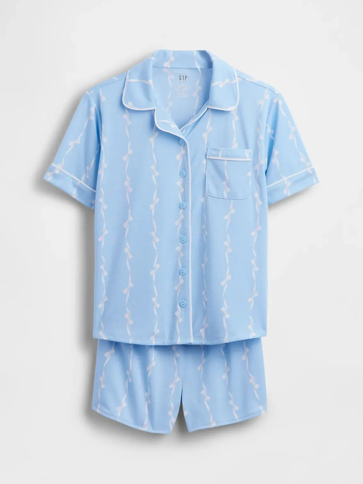 Kids Recycled PJ Short Set
