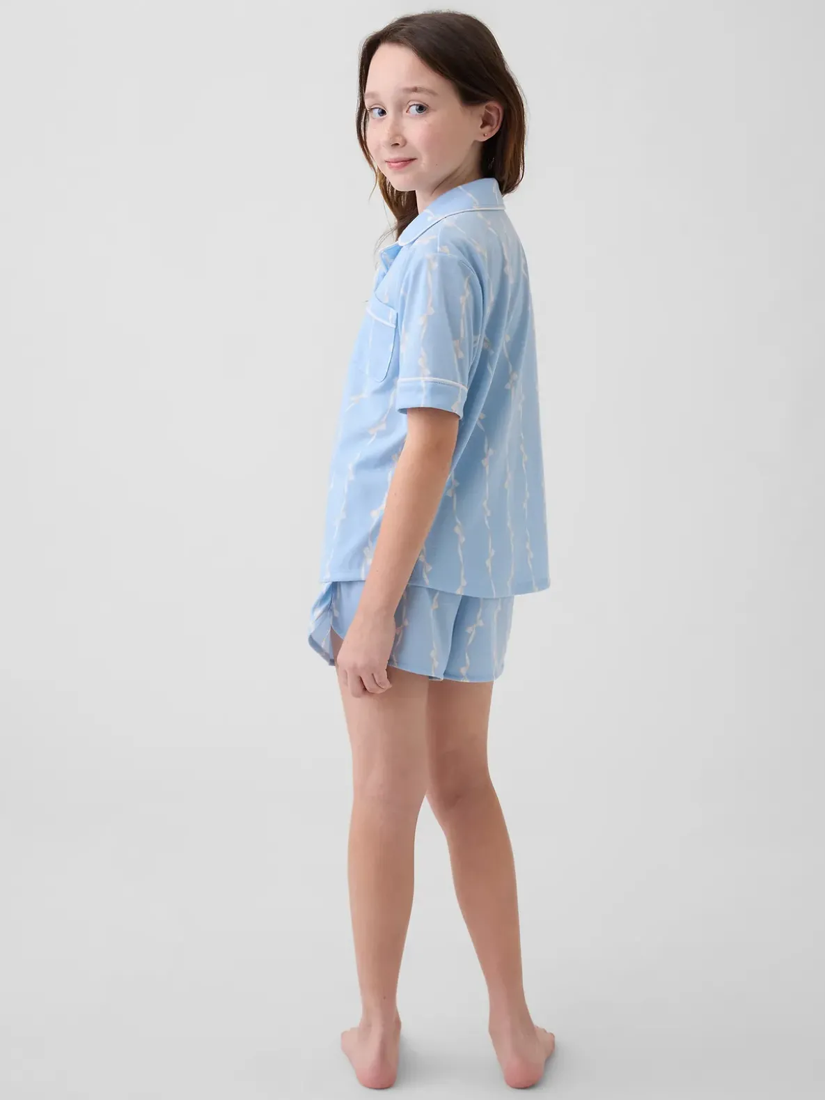 Kids Recycled PJ Short Set