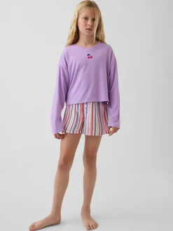 Kids Recycled PJ Short Set