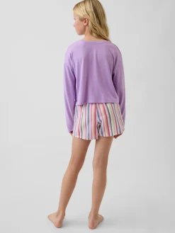 Kids Recycled PJ Short Set