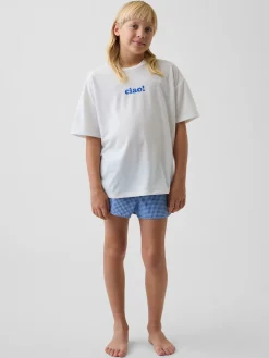 Kids Recycled PJ Short Set