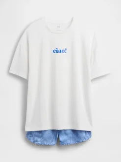 Kids Recycled PJ Short Set