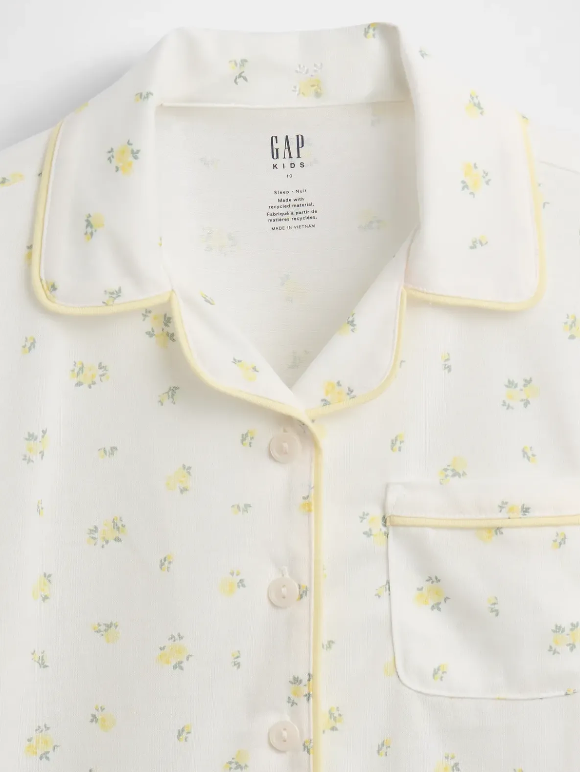 Kids Recycled PJ Short Set