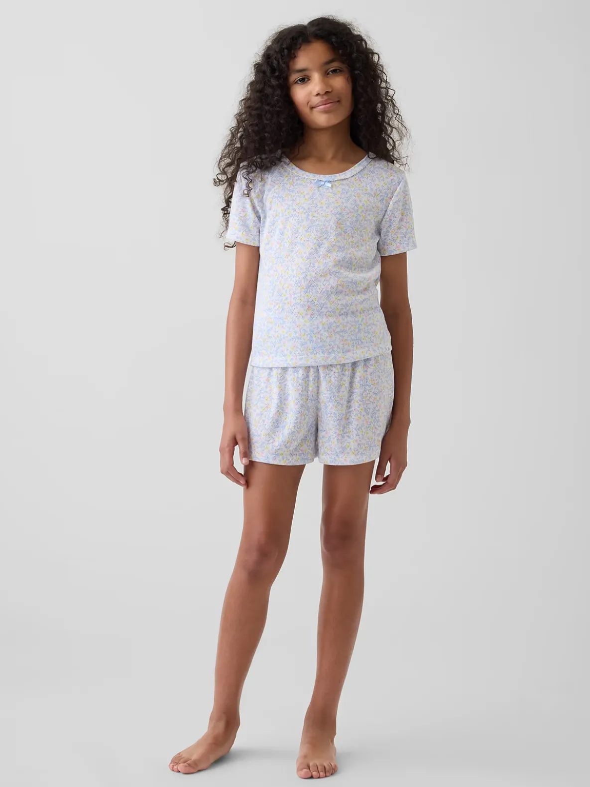 Kids Recycled Pointelle PJ T-Shirt