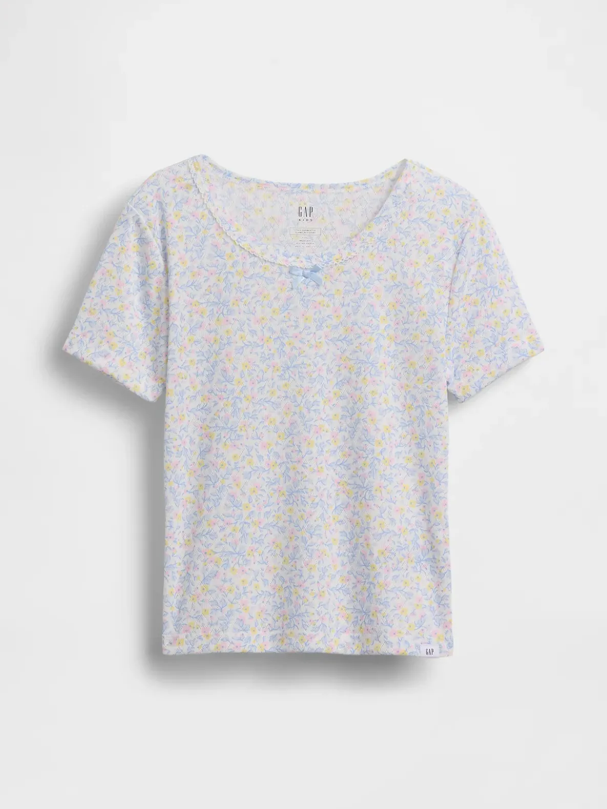 Kids Recycled Pointelle PJ T-Shirt