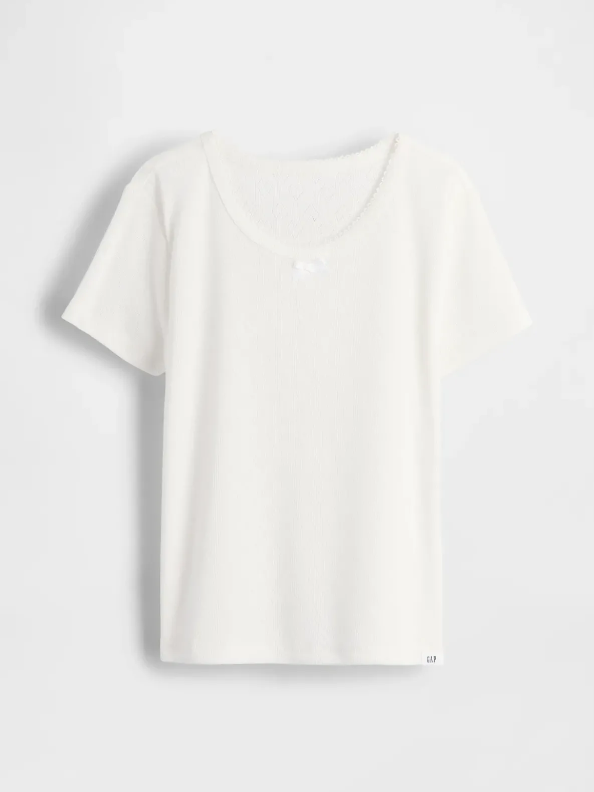 Kids Recycled Pointelle PJ T-Shirt