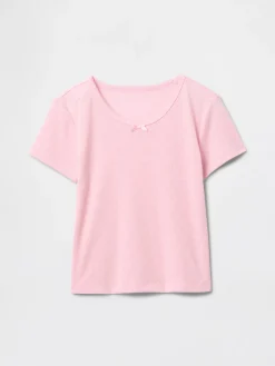 Kids Recycled Pointelle PJ T-Shirt