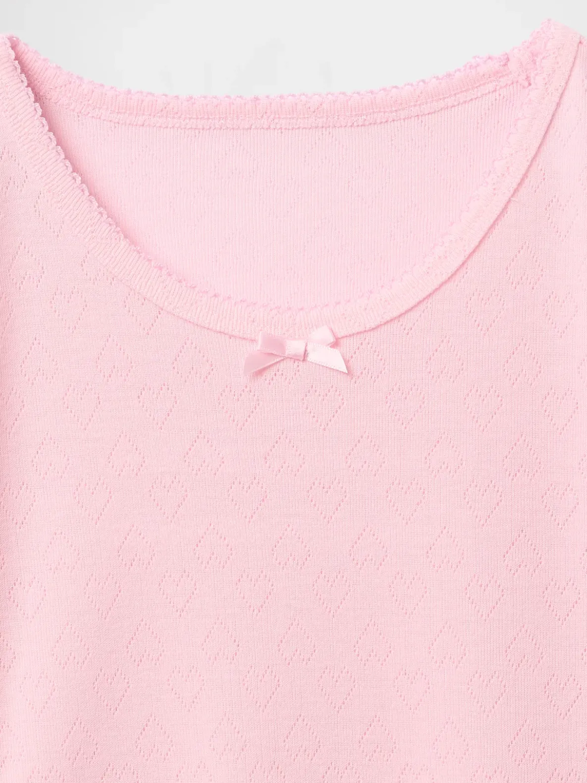 Kids Recycled Pointelle PJ T-Shirt